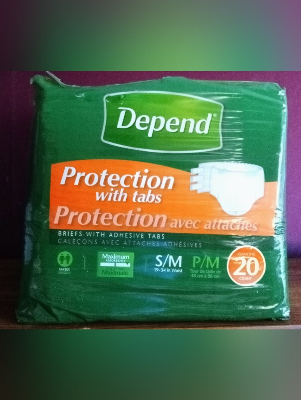 Depends Protection with Tabs